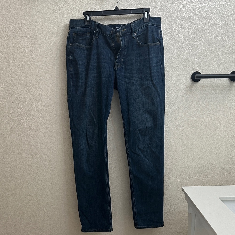 Banana Republic Dark Blue Straight Jeans